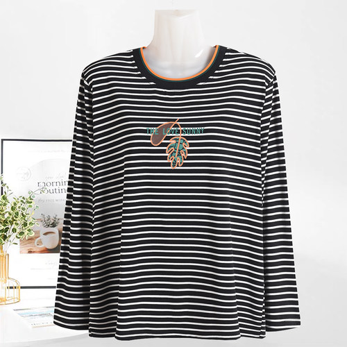 中老年秋装女洋气大码宽松休闲