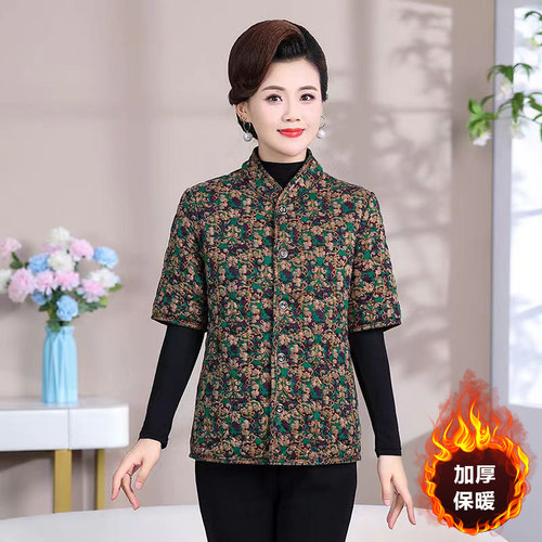 半袖半袖坎肩马甲妈妈装