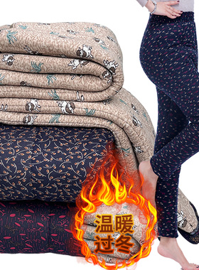 老年人棉裤女奶奶冬装裤子加肥加大码宽松高腰中老年妈妈驼绒棉裤