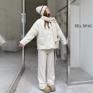 新款 花边甜美轻薄90羽绒服外套 2C189-8342-P205-K308图片