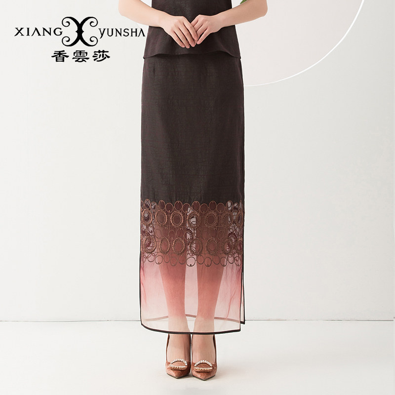 Xiang Yun Sha spring clothes new pattern tradition Tortoise gambiered Guangdong gauze Patch Embroidery have more cash than can be accounted for skirtin the Women's clothing/Boutique , Skirts  category - from Buy2taobao.com to provide professional Taobao agent buy service