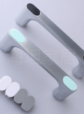 LS727抽屉橱柜门拉手 设备机箱柜门把手 工业拉手 XAB76-100/120