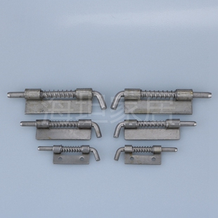HL035 铁皮柜铰链 大号 平板铰链 CL225 201不锈钢弹簧插销