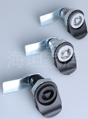 海坦 MS816-1伸缩三角锁DB816电柜箱垃圾箱锁 MS711-1-1转舌锁