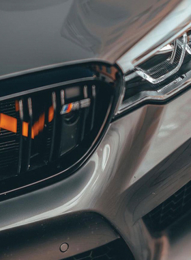 宝马鼻毛改色新3系5系12467系X1X2X3X4X5改装 中网横杠外观装饰条