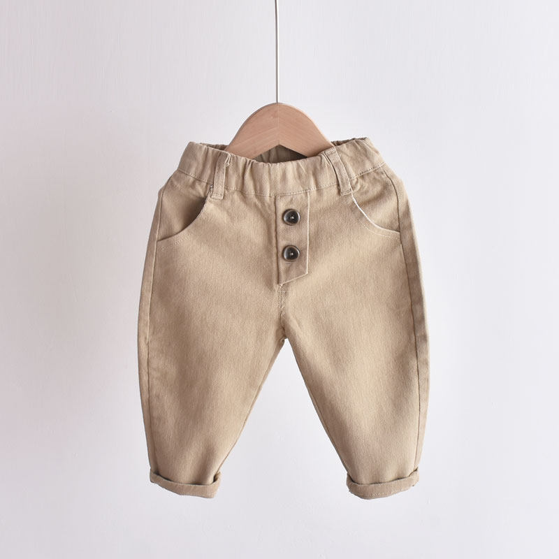 男童裤子春秋薄款小童2024新款长裤儿童休闲运动裤春装宝宝洋气潮