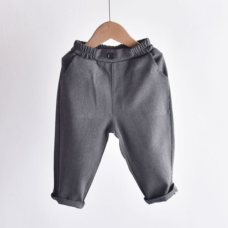 料子狠好男宝宝秋装2022新款儿童西装裤 男童裤子3-5岁春秋休闲裤