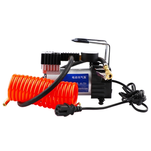 电动车充气泵48-72v真空胎通用型高压打气筒家用车载便携式打气泵