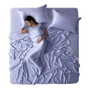 【断色清仓】laSuntin100支高档兰精天丝四件套轻奢抗菌床单床笠