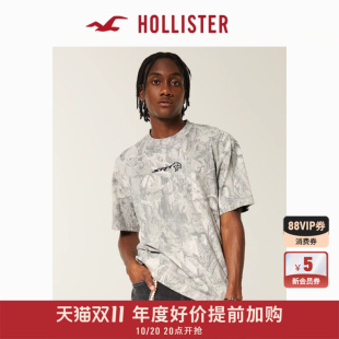 323 女装 5323 情侣棉质迷彩道奇赛车T恤男装 Hollister25秋新款