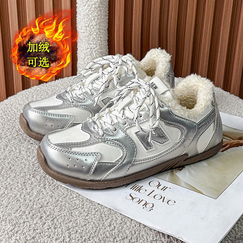 冬季时尚百搭加绒保暖棉鞋
