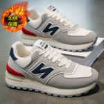 2025冬季新款574加绒加厚保暖旅游鞋情侣款百搭休闲运动鞋雪地靴