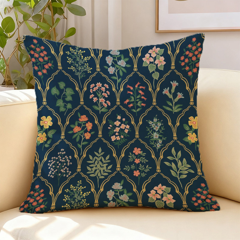 法式田园风抱枕套客厅沙发卧室床头靠垫套棉麻双面靠背套不含芯,居家布艺,靠垫/抱枕,淘宝优惠券,粉丝福利购,淘宝优惠卷