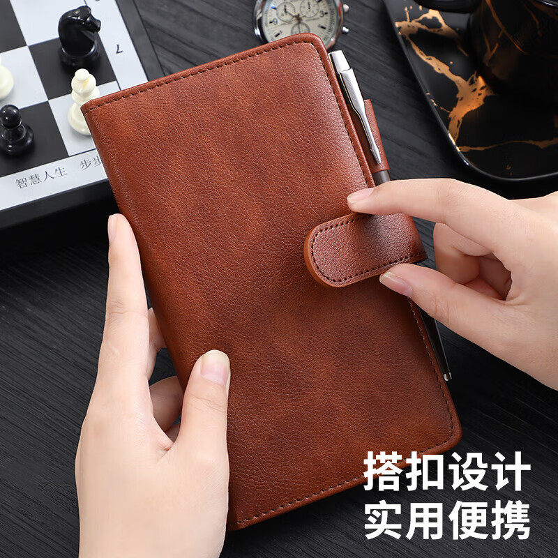 A6搭扣笔记本摘抄本子随身商务办公皮面会议记录本加厚本子简约大学生便携小本子日记本记事本高颜值定制logo,文具电教/文化用品/商务用品,笔记本/记事本,淘宝优惠券,粉丝福利购,淘宝优惠卷