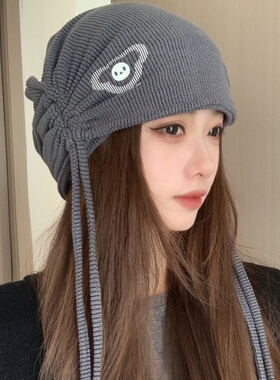2026新款女秋冬保暖显脸小堆堆帽