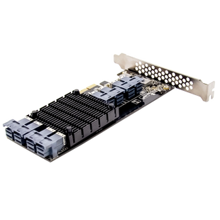 GRIS PCI-E转8个U.2硬盘 RAID阵列卡NVMe转接U2扩展PCIE SDD台式机X16电脑HDD服务器SFF8639-8643高速PLX8749