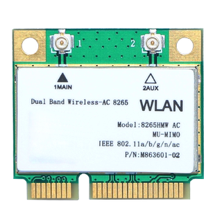 GRIS MINI PCIE无线网卡4.2蓝牙适配器英特尔7260HMW 8265AC双频千兆5G发射接收器1200M台式笔记本WIFI电脑AP