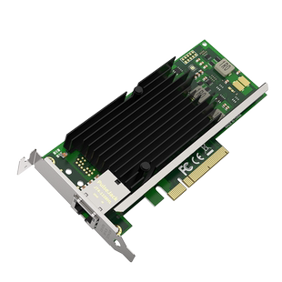 GRIS X540T1 电脑PCI-E万兆网卡服务器台式机10G以太网线英特尔软路由PXE海蜘蛛群晖汇聚FreeBSD VMware ESXi