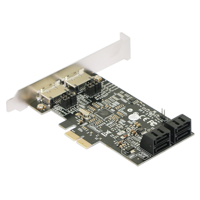 GRIS台式机服务器电脑4口阵列卡