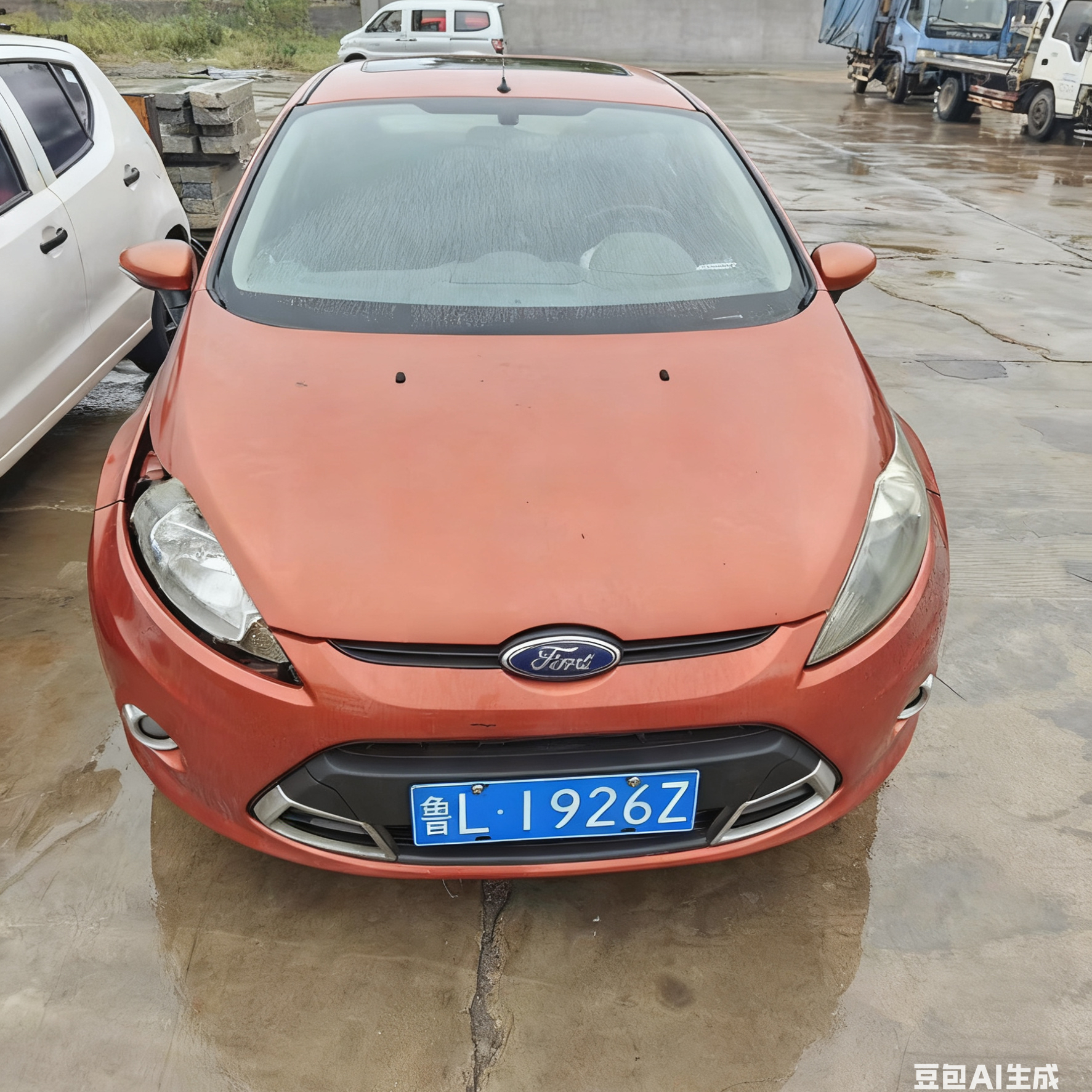 福特嘉年华拆车件车门饰板后叶子板后保险杠前后减震总成油箱总成