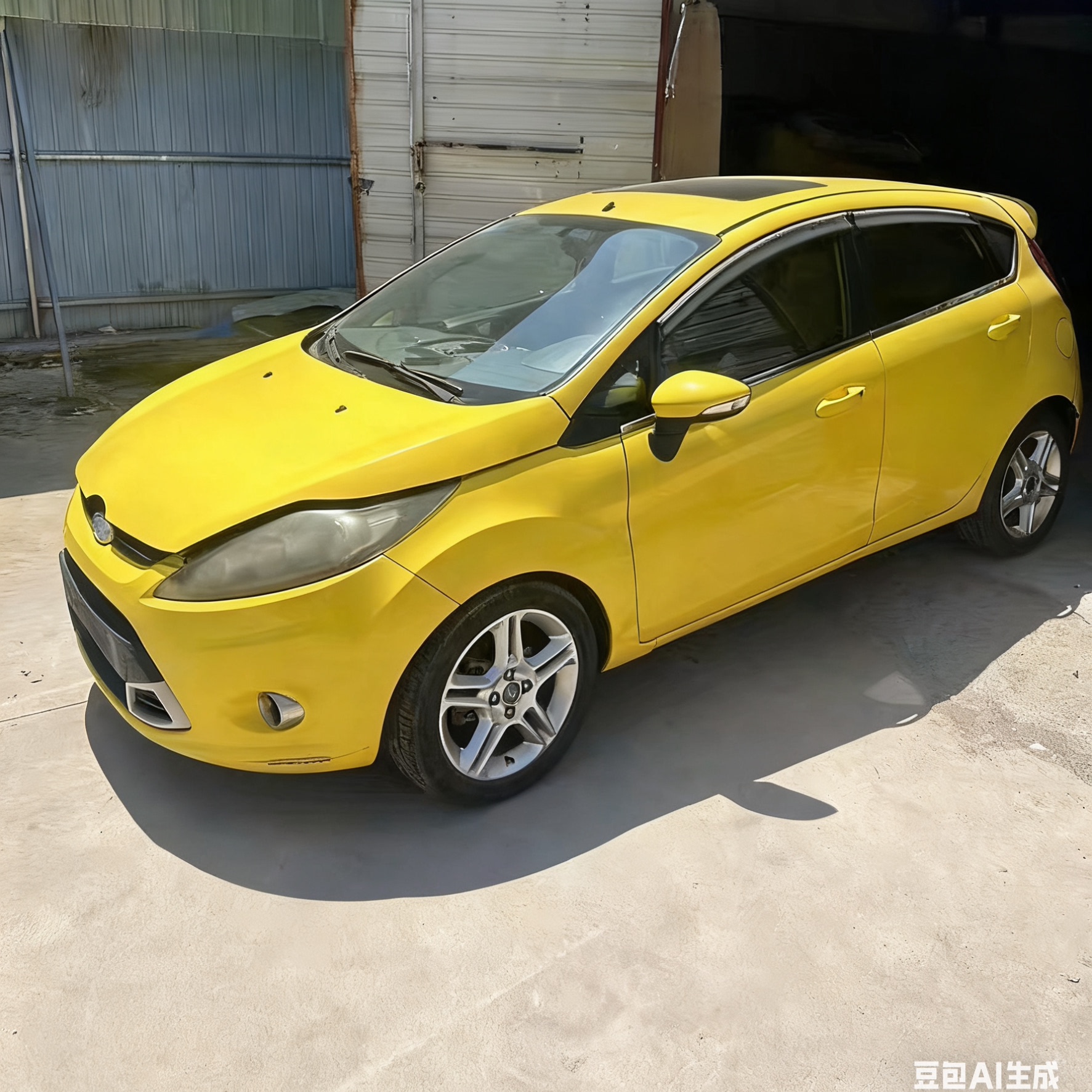 福特嘉年华拆车件轮毂压缩机左前门右车门大灯仪表中控饰板总成