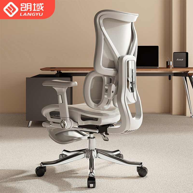 人体工学椅电脑椅子靠背椅可调节电竞久坐舒适家用办公椅书房桌椅