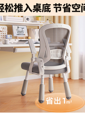 朗域轩品电脑椅办公椅家用学习椅子舒适久坐人体工学椅靠背椅PDD