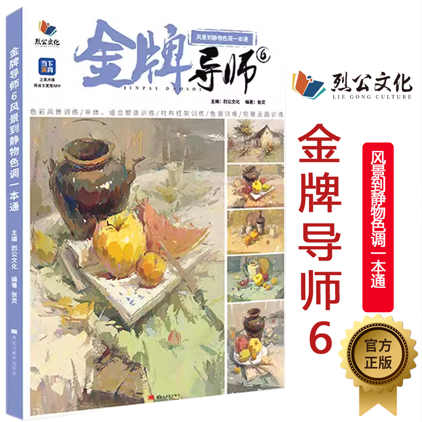 金牌导师6风景到静物色调一本通2024烈公张灵