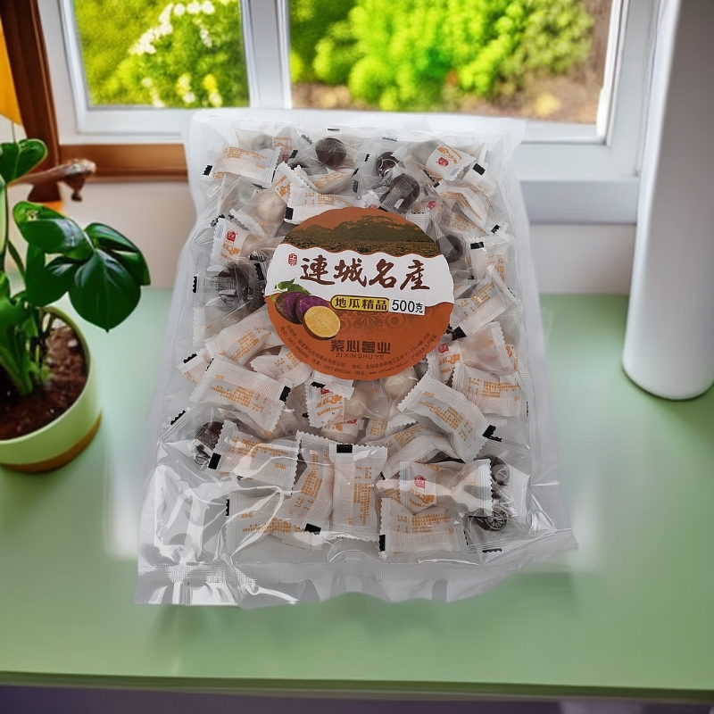 福建连城新鲜地瓜紫薯红薯Q薯糖果奶香味番薯网红办公小零食免邮