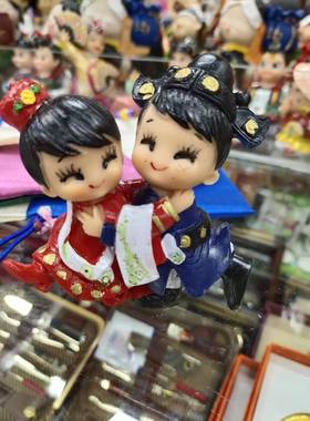 韩国民俗摆件桌面公仔工艺品
