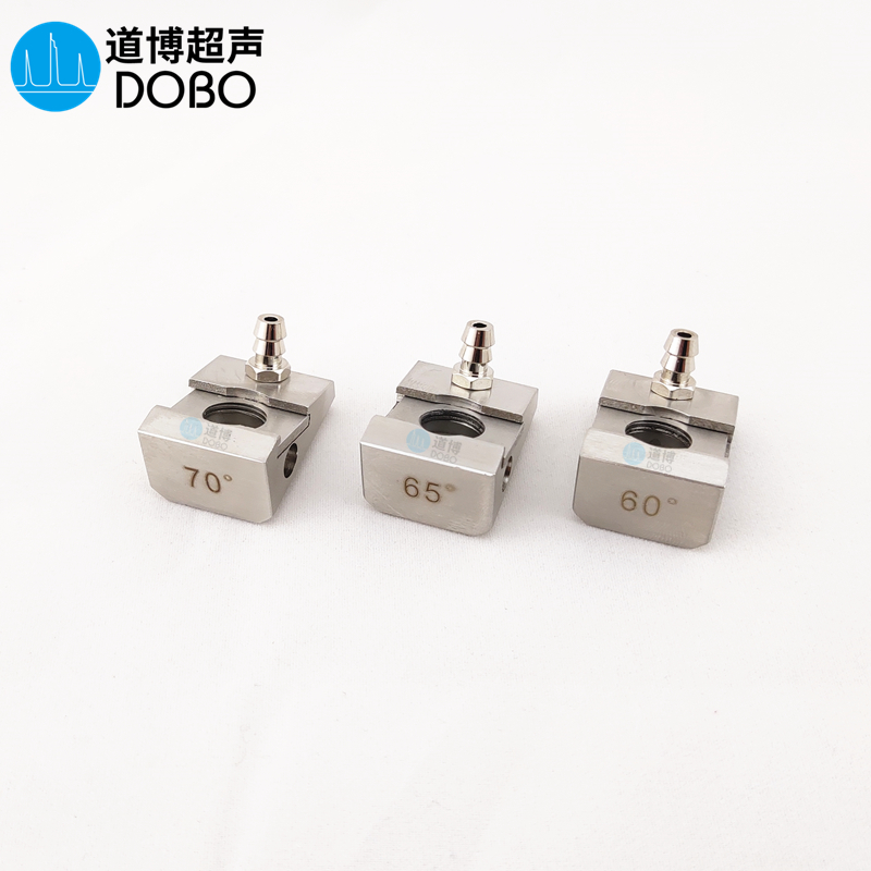 70°65°60度TOFD合金楔块超声波探伤仪探头斜块切块焊缝探伤检测