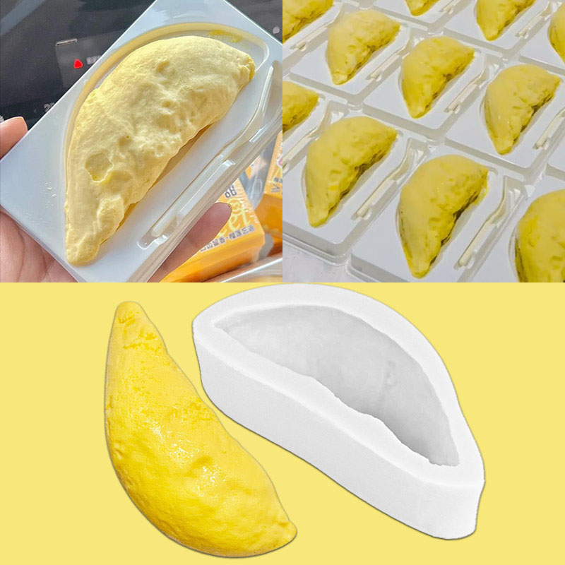 仿真榴莲肉冰淇淋慕斯硅胶模具