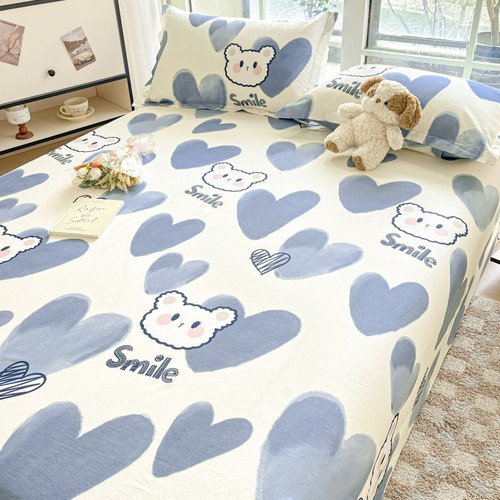 纯棉床单单件宿舍单人学生住校专用1.2米100全棉被单双人四季通用