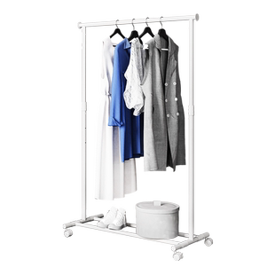 免安装挂衣架落地卧室内折叠衣架子晾衣架落地挂衣服架子房间北欧