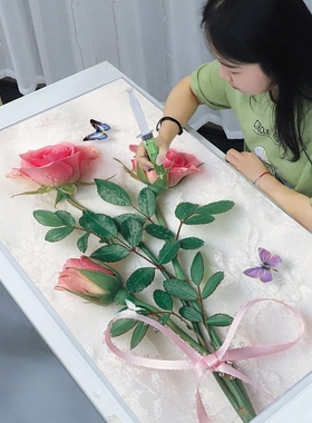 5D钻石画2025新款玫瑰花满钻客厅高级大气手工点钻砖石贴画十字绣