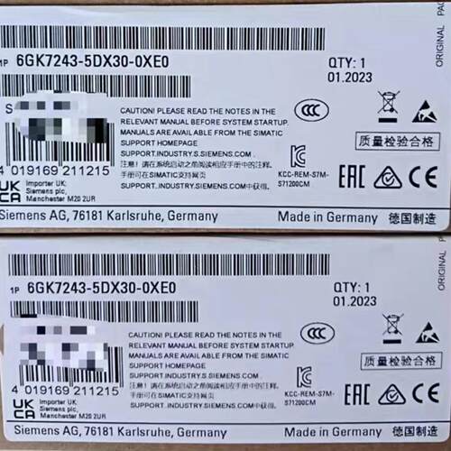 议价6GK7243-5DX30-0XE0 工控模块 正品未拆封 质量检验合格维修