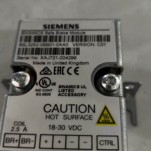 议价6SL3252-0BB01-0AA0 SINAMICS 安全制动模块工控配件维修