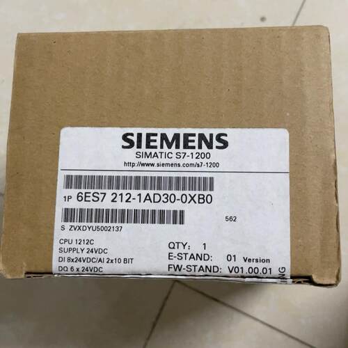 议价6ES7 212-1AD30-0XB0 PLC模块 CPU1212C 24VDC 控制模块维修