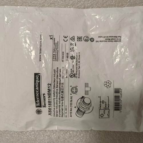 议价XS618B1NBM12 电感式接近开关 工业自动化感应传感器维修