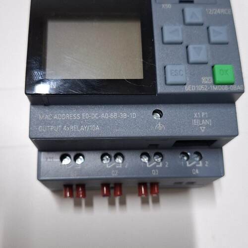 议价6ED1052-1MD08-0BA0 LOGO逻辑控制器 工控模块维修
