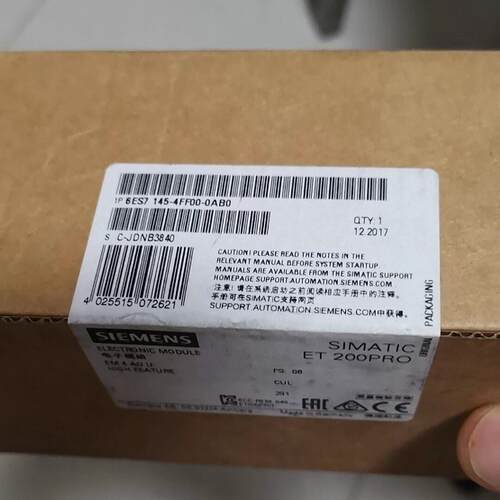 议价6es7145-4ff00-0ab0 电子模块 ET200PRO 工业自动化模块维修
