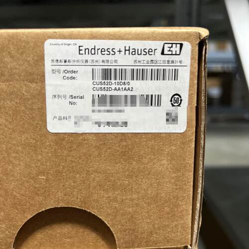 议价CUS52D-AA1AA2 浊度传感器 E+H恩德斯豪斯工业检测器件维修