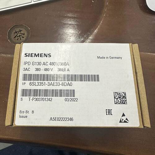 议价6SL3351-3AE33-8DA0 IPD G130 工控驱动模块 380A 200KW维修