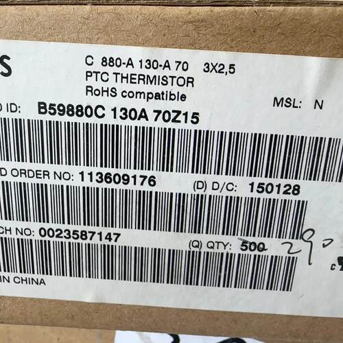 议价B59880C 130A 70Z15 PTC热敏电阻 EPCOS电子元件维修