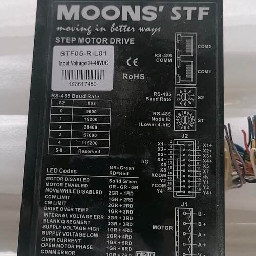 议价STF05-R-L01 鸣志MOONS闭环步进电机驱动器维修
