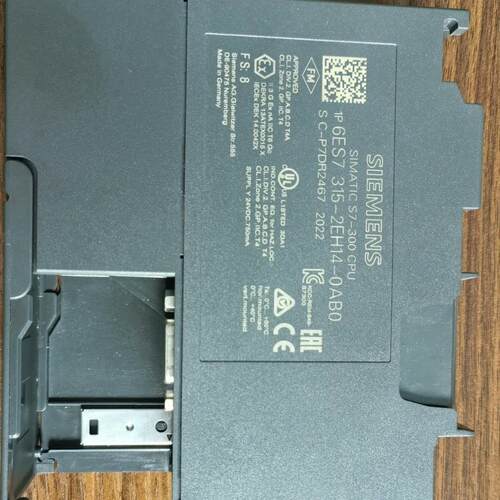 议价6ES7315-2EH14-0AB0 CPU 可编程控制器 工控模块维修