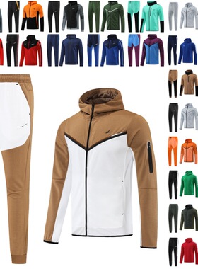 足球长袖帽衫国家队英套装冬装hoodie外贸训练服夹克长拉加厚