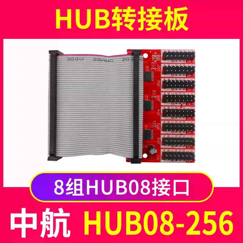 LED控制卡转接板中航ZH-Hub12-128/12-256/08-256灰度/仰邦瑞和信