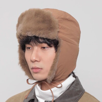 冬季保暖加厚加绒户外尼龙雷锋帽