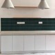 简约现代厨房卫生间陶瓷马赛克浴室内墙餐厅阳台长条瓷砖纯墨绿色